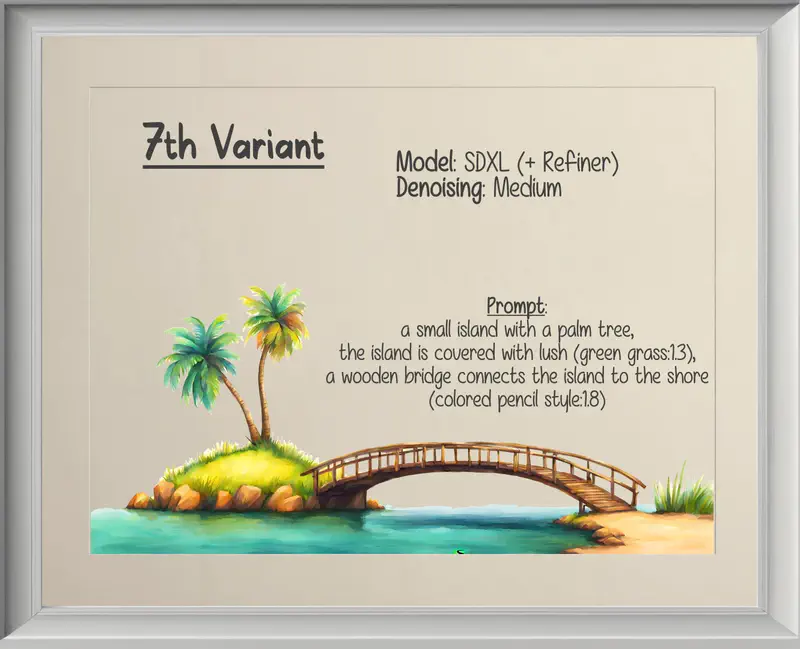 Seventh variant of the island project